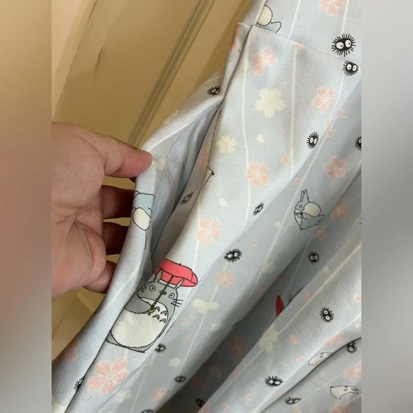 Totoro Cherry Blossoms Lace-Up Suspender Skirt - Picture 5 of 7